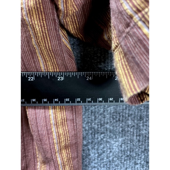 Snoop Dogg Clothing Co. Striped Button Up Short Sleeve Casual Vintage Shirt XL - Picture 9 of 10